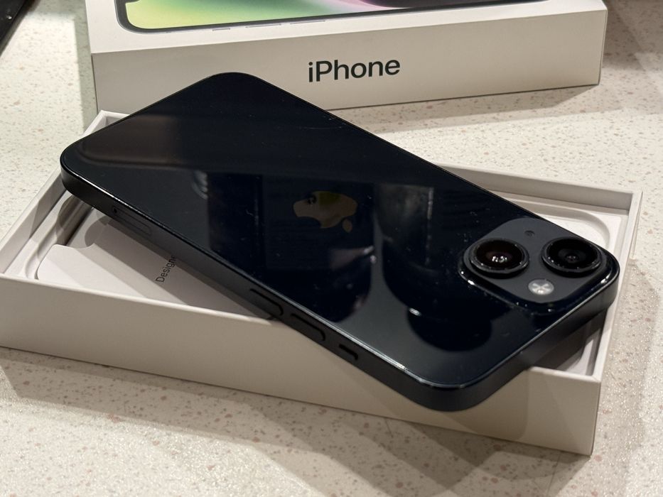 iPhone 14 128GB Black – Перфектен, 100% Батерия!