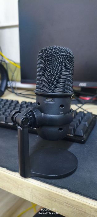 Микрофон HyperX SoloCast Black — отличное состояние