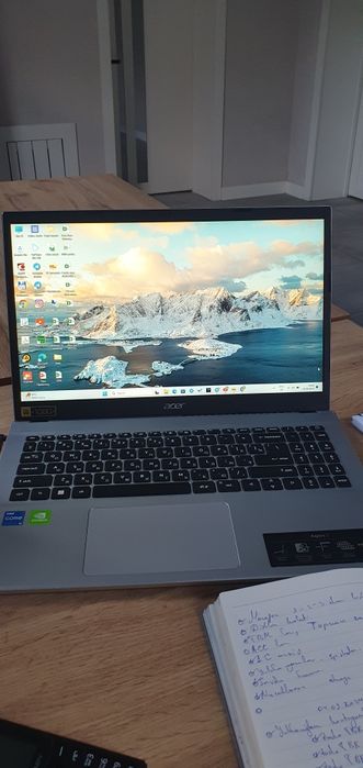 Acer notebook. Intel core i5 12-avlod. Videokartalik.