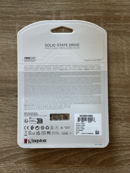 4TB SSD Kingston KC3000
