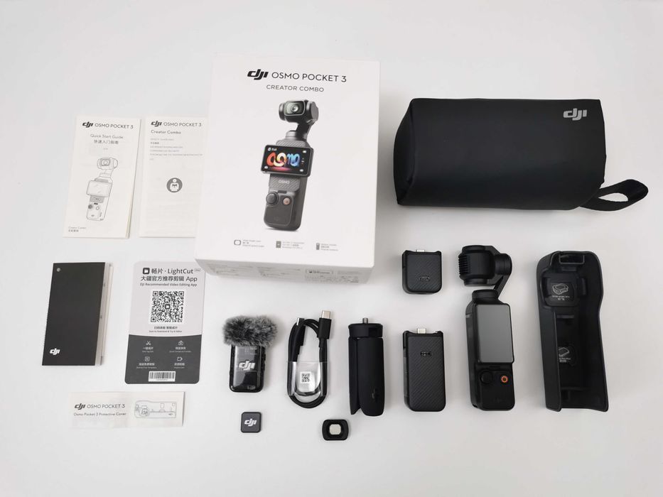 DJI Osmo Pocket 3 Creator combo видео камера за Vlog / Reels / Shorts