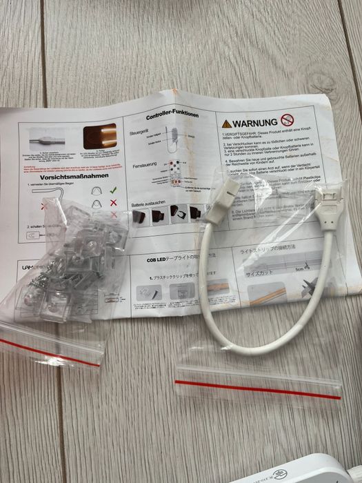 Banda Led waterproof siliconata Lamomo 5m culoare calda cu reglaj
