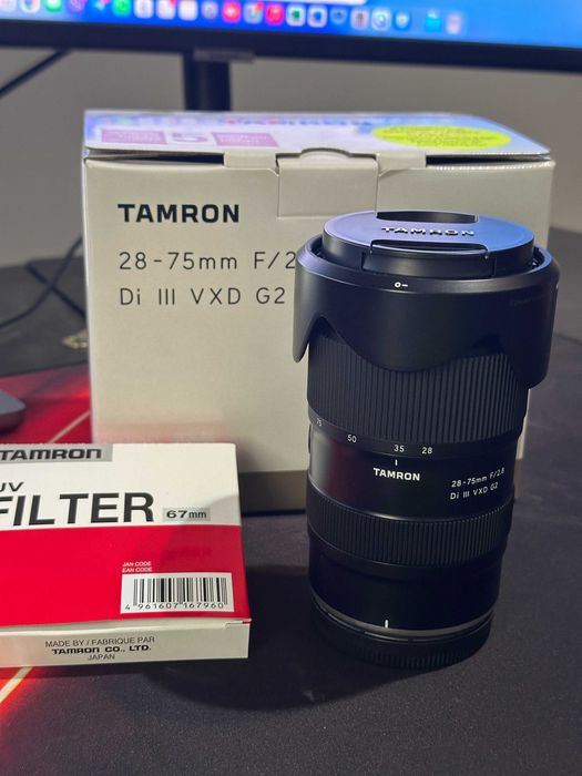 Tamron 28–75mm f/2.8 G2 VXD за Nikon Z + UV филтър, гаранция
