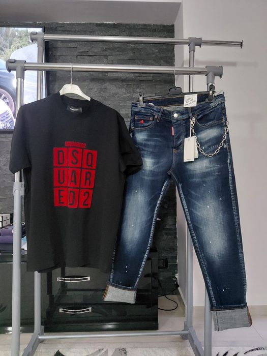 Set blugi și tricou pentru bărbați disquared
