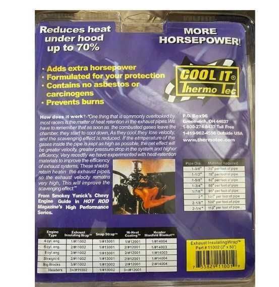 Термолента Огнеупорна за Спортни Колектори Гърнета Ролка Изолация 10м