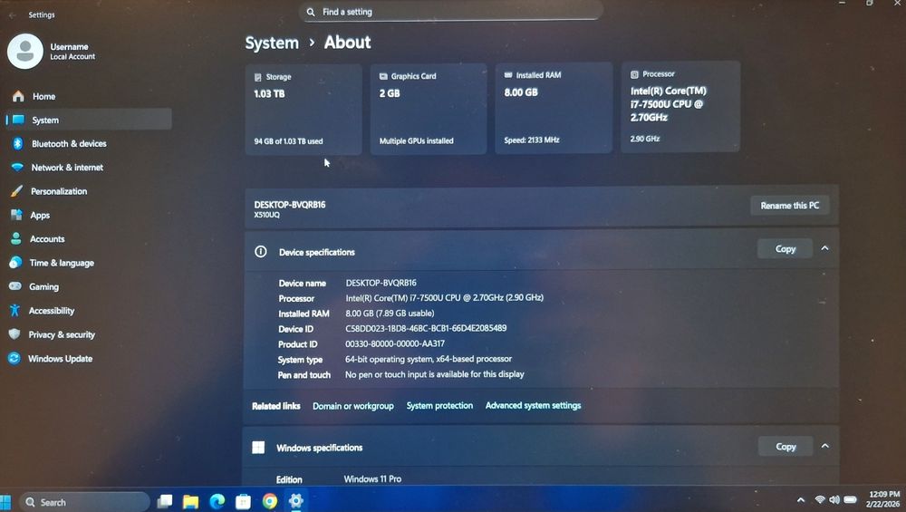 Laptop Asus VivoBook S