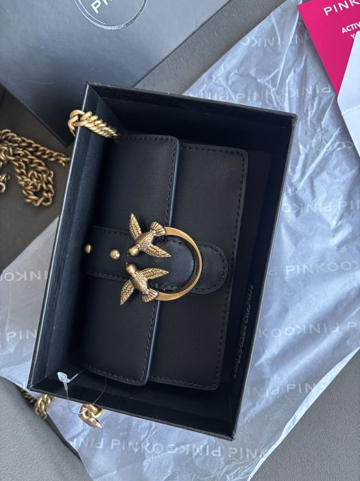 Geanta Pinko originala - neagra - noua, cu eticheta si card