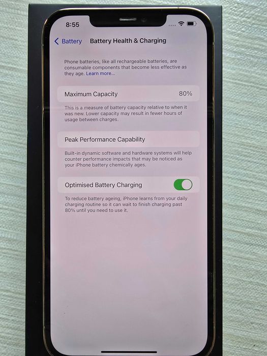 iPhone 12 Pro Max 128GB Gold Перфектен с аксесоари