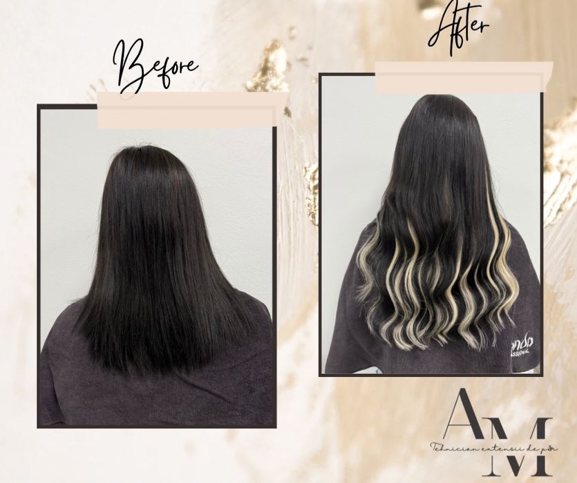 Aplic extensii de par