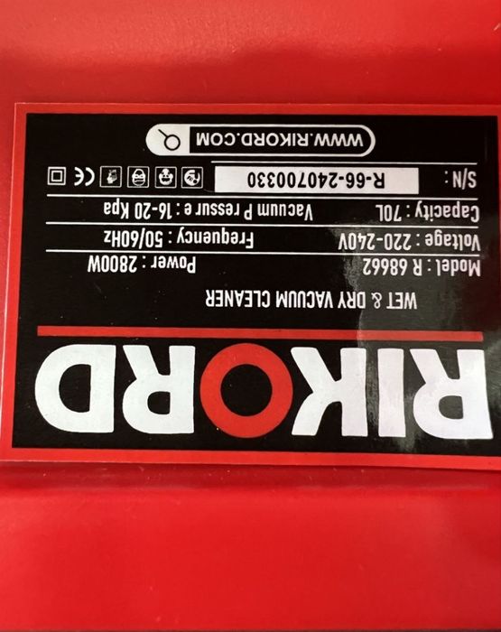 Строительные пылесосы Ricord мойка пелесос