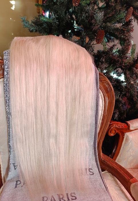 Естествена руса коса за удължаване 130 гр.