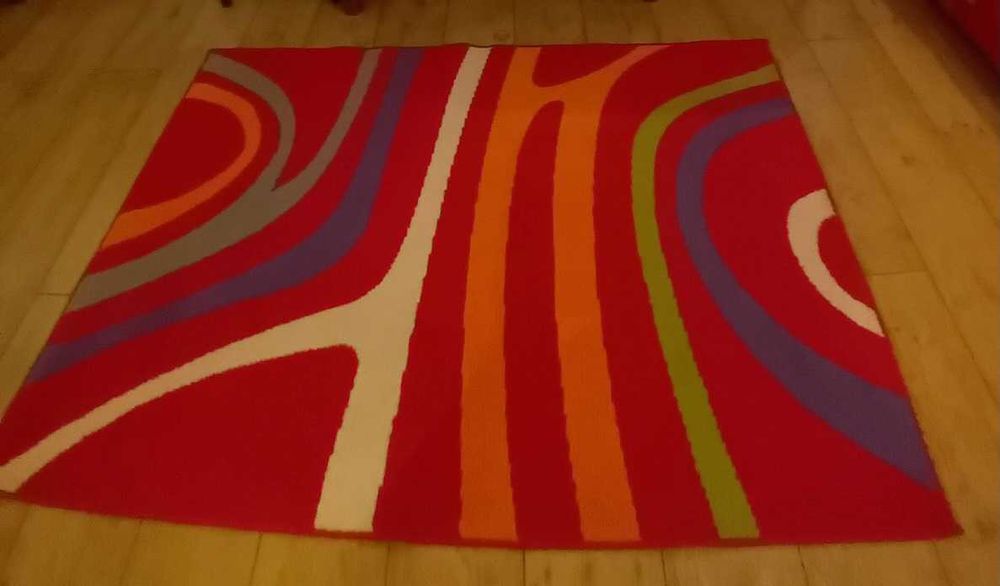 Килим син, кафяв, розов, Френски - за стена, покривки, кувертюри легло