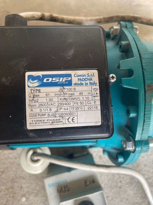 Pompă pt apă marca OSIP