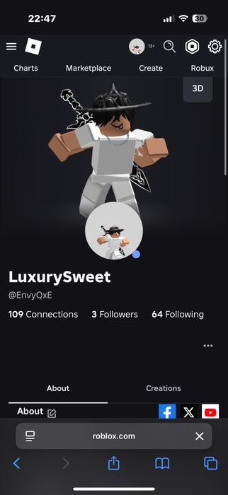 Продам роблокс аккаунт