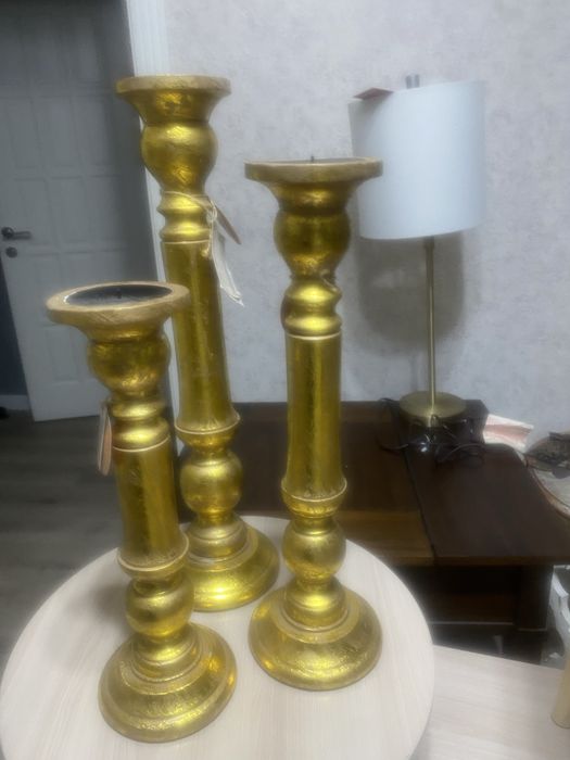 Подсвечники Ashley,бирюзовый Икеа