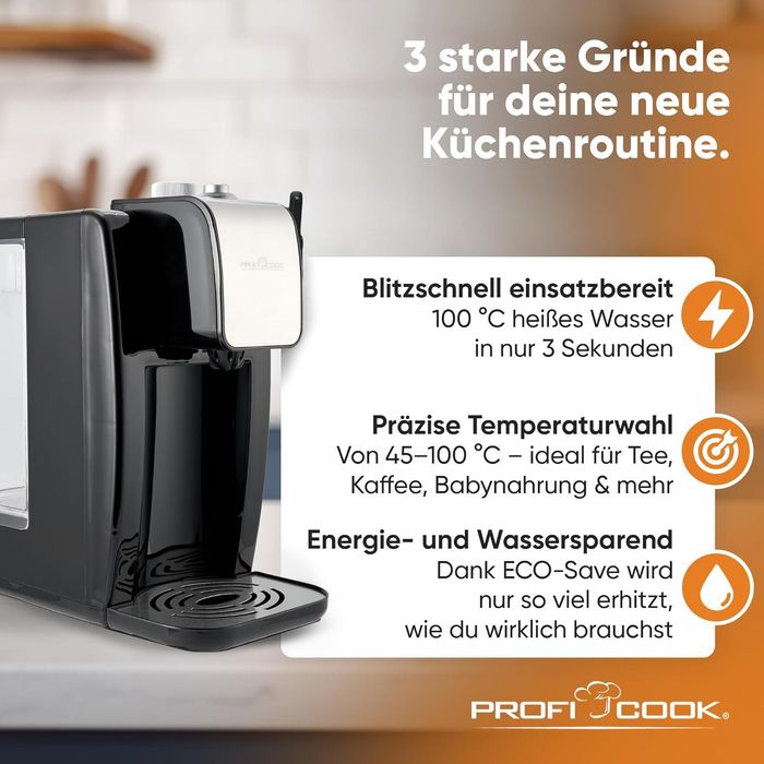 ProfiCook PC-HWS 1168 Диспенсър за гореща вода