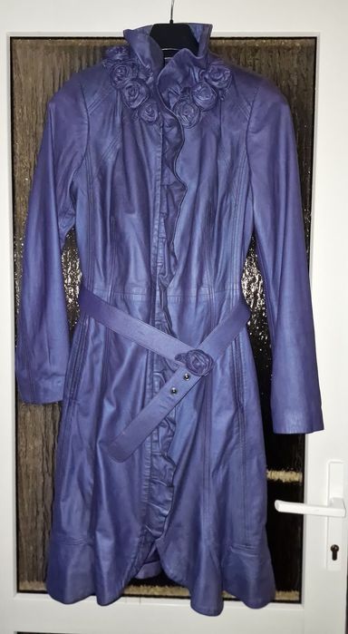 Rochie/trench din piele M