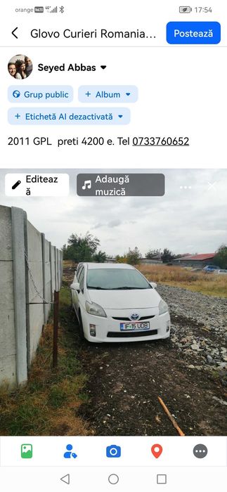 Toyota prius 2011 stare ff bune