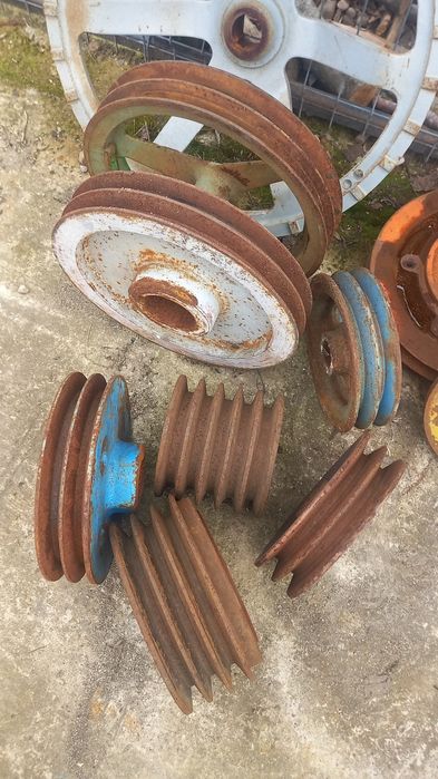 fulie diametru 350 mm 2 canale curea 22 mm