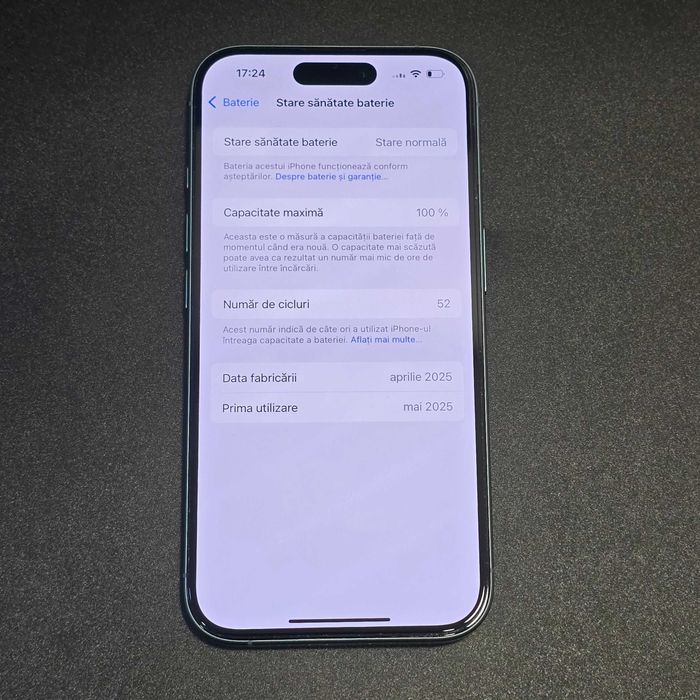 Hope Amanet P8 Iphone 16 128 Gb 100% 52 Ci