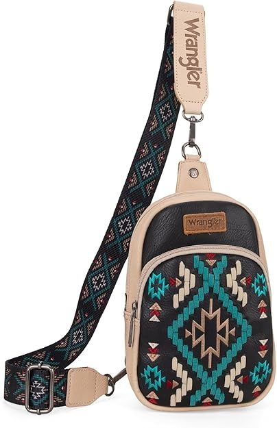 Женская Сумка Wrangler Aztec Crossbody Sling Bag for Women