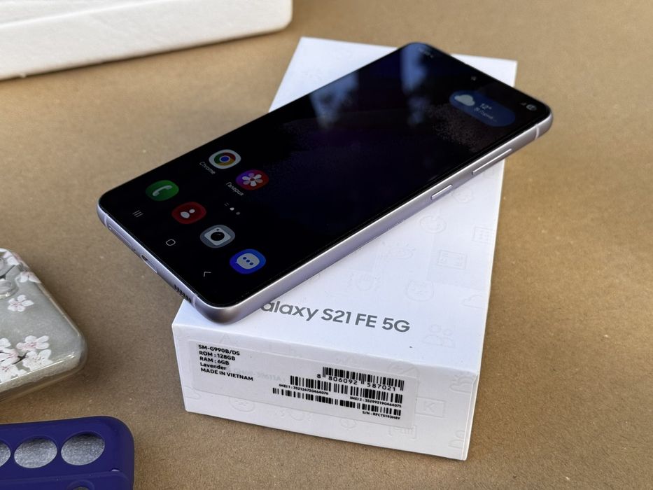 Samsung Galaxy S21Fe 128gb Перфектен.