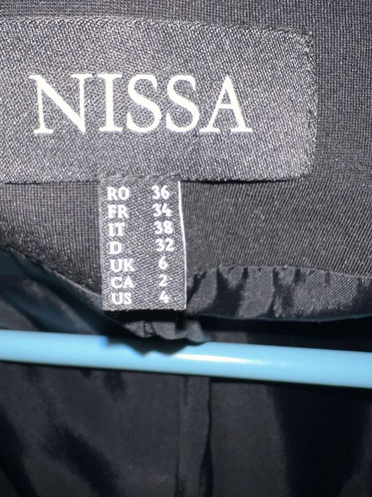 Sacou negru dama Nissa 36