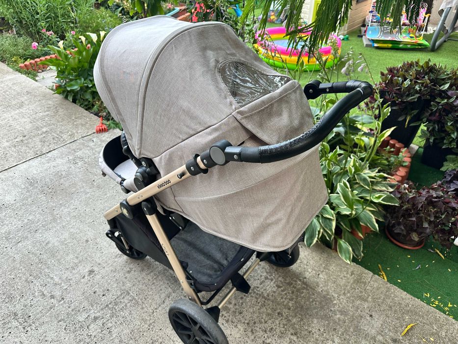 Бебешка количка KikкaBoo UGO 3 В 1 с Кош за новородено