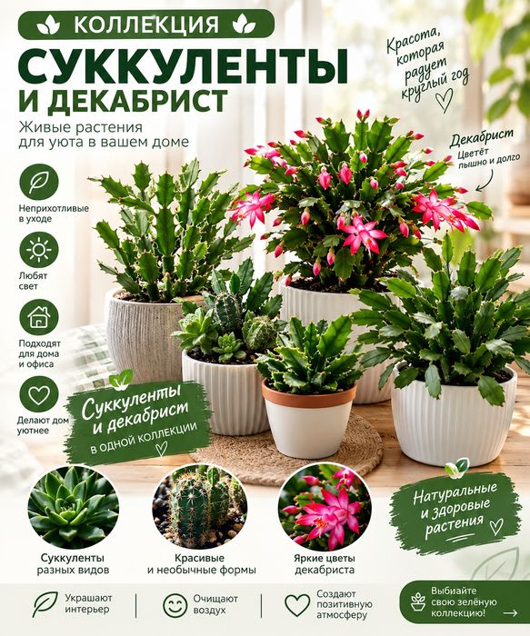 Садовые и домашние растения