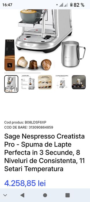 Vând espressor,aparat de cafea profesional