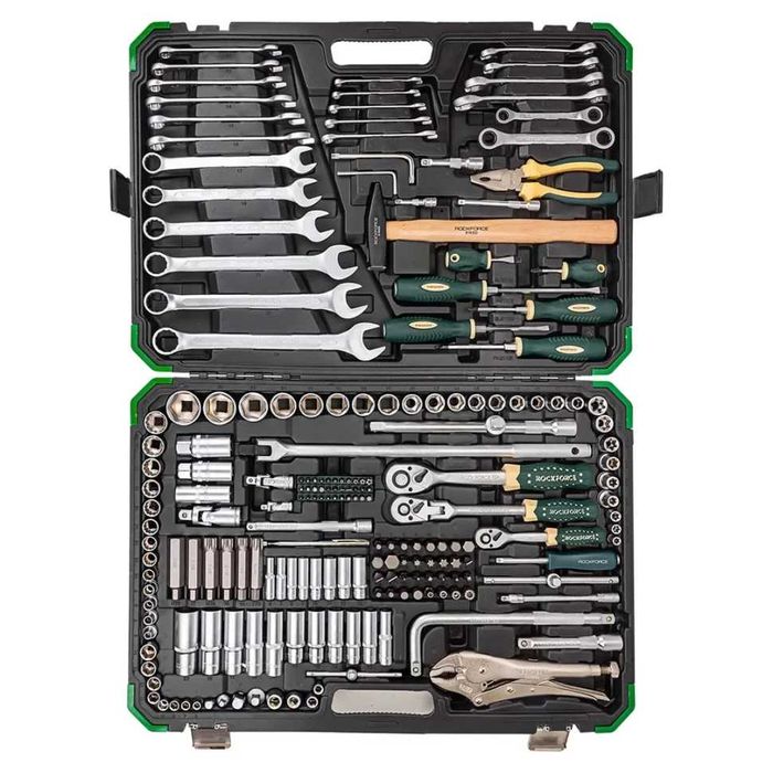 ГЕДОРЕ 180 +2 ЧАСТИ 1/4″, 3/8″, 1/2″ Профи Серия ROCKFORCE