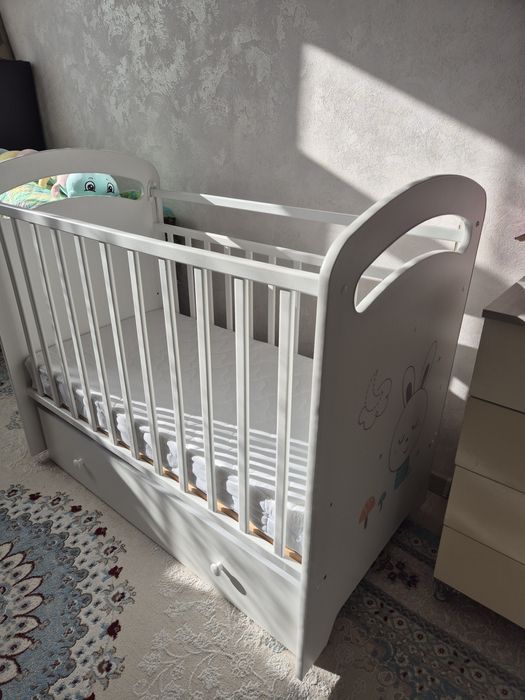 Манеж б/у. Матрас ортопедический.