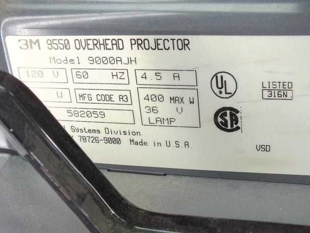 Retroproiector 3M 9550 4000 lumeni, made in USA