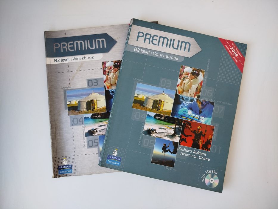 Учебник и учебна тетрадка по английски - PREMIUM, ниво B2, Pearson 2008