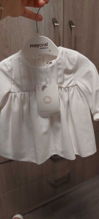 Mayoral бебе рокля, обувки, палто