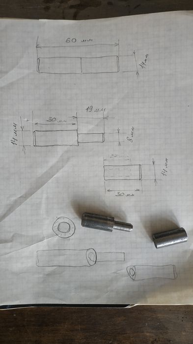 Шарниры 14x60; 11x40.