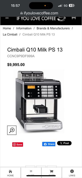 кафеавтомат професионален La Cimbali