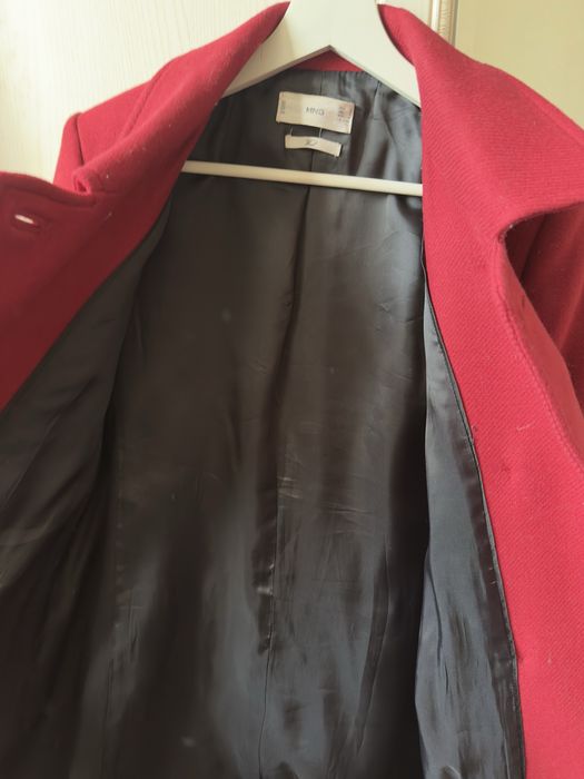 Шерстяное пальто Mango