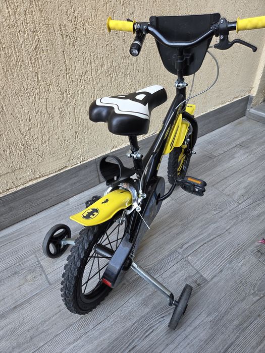 Bicicleta copii 14" Batman DINO BIKES/cadou casca Batman