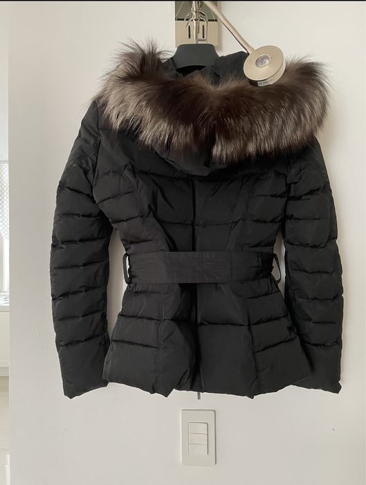 Пуховик зимний с чернобуркой