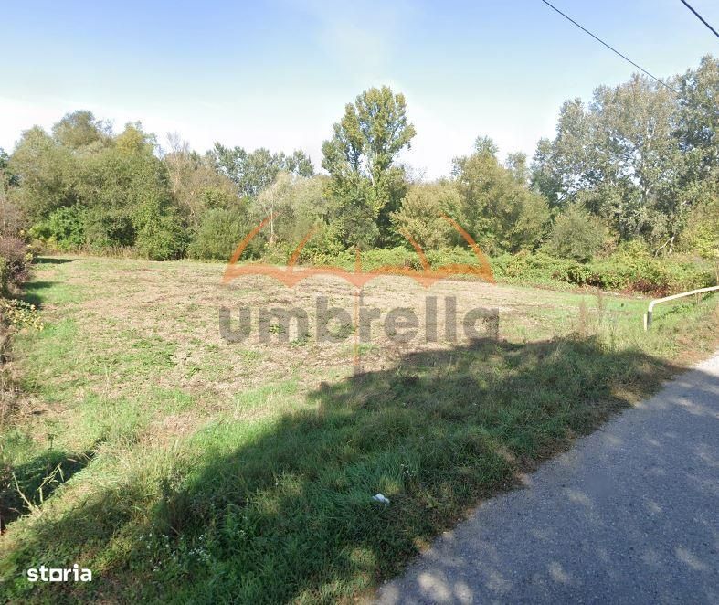 Teren intravilan, cadru natural lângă râu