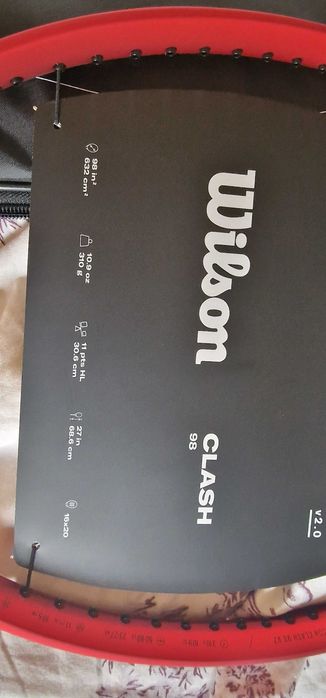 Vand racheta Wilson Clash 98 v2.0 originala sigilată racordata prof