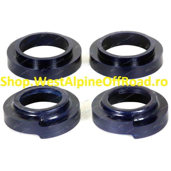 Kit bucse inaltare suspensie Nissan Patrol Y60 Y61 - CAUCIUC + 5 cm