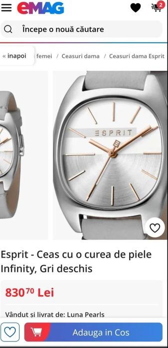 Ceas nou ESPRIT original