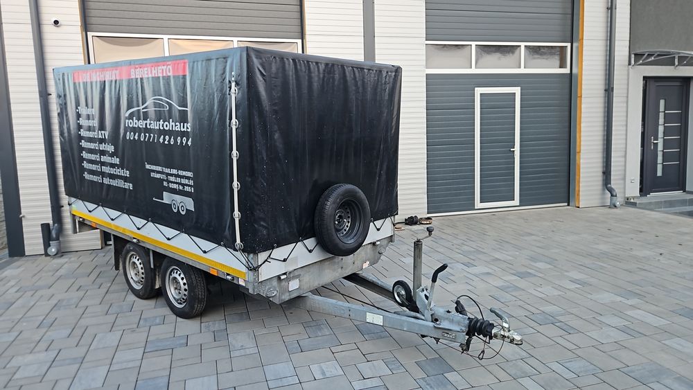 De inchiriat remorca de 4 metri cu prelata 2000- 2500 kg, trailere 4-5
