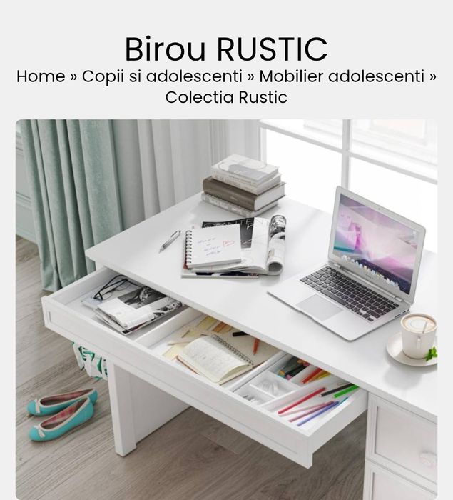 Birou colectia Rustic White