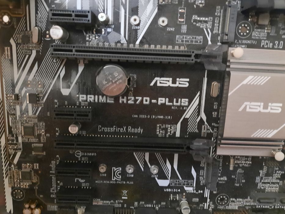 Дънна платка Asus H270-Plus CPU 6700
