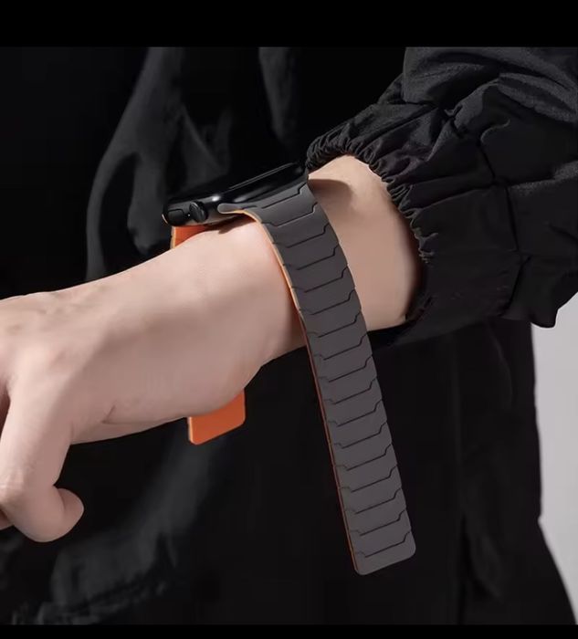 Силиконова Магнитна каишка за Apple Watch Band s10