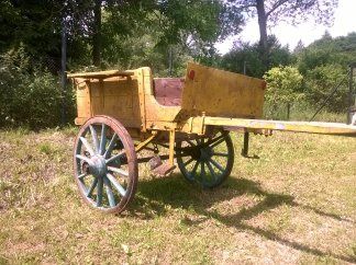 Стара автентична двуколка