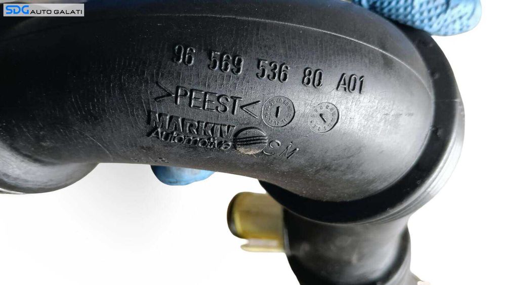 Furtun Conducta Tub Admisie Aer Citroen C4 I 1.6 HDI 2004 - 2011 Cod 9656953680, 9656953680A01 [MX0796]
